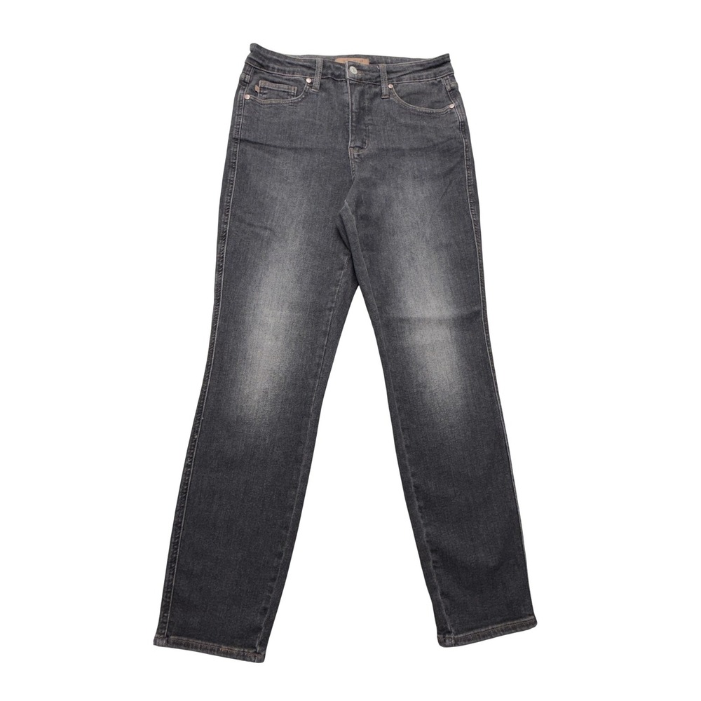 Judy Blue Womens Jeans 9/29 Gray Slim Fit Straight Charcoal Wash Mid Rise 29x29
